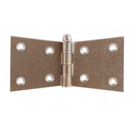 DOVETAIL HINGES IN POLISHED IRON 4 HOLES PCS. 2