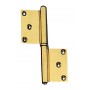 CERNIERE GROSSEZZA IN OTTONE LUCIDO MM. 100 SX PZ. 2 