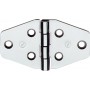 STAINLESS STEEL HINGES NAUTICA MM. 40x70 PCS. 2