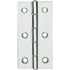CERNIERE IN ACCIAIO INOX STRETTE 2 MM. 50x31 PZ. 2 