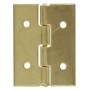 BRASS STEEL HINGES REMOVABLE PIN mm. 20x13 box of pcs. 20