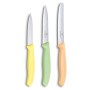 Victorinox Set 3 Coltelli da cucina con Manici light orange light green light yellow