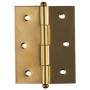 BRASS STEEL HINGES REMOVABLE PIN mm. 20x30 blister packs of