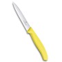 VICTORINOX SPELUCCHINO WAVY BLADE STAINLESS STEEL YELLOW HANDLE