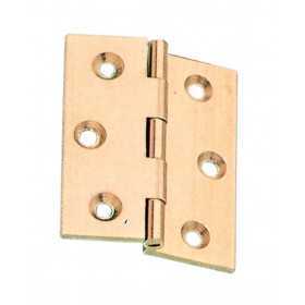 CERNIERE IN OTTONE FROFILATO 1/2 COLLO O.S. MM. 50X40 PZ. 2 