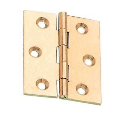 CERNIERE IN OTTONE FROFILATO COLLO PIANE O.B. MM. 40x35 PZ. 2 