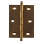 BRASS HINGES REMOVABLE PIN mm. 100x60 blister packs of pcs. 2