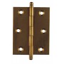 CERNIERE IN OTTONE PERNO SFILABILE mm. 100x60 blister da pz. 2 