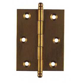 BRASS HINGES REMOVABLE PIN mm. 70x55 blister packs of pcs. 2