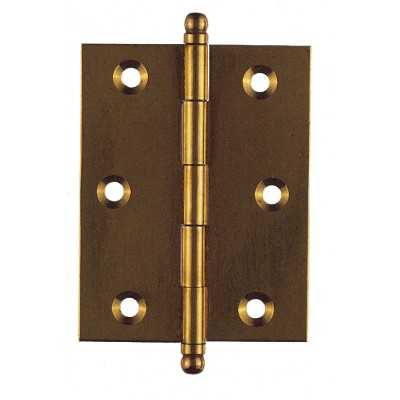 BRASS HINGES REMOVABLE PIN mm. 70x55 blister packs of pcs. 2