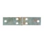 CERNIERE LUNGHE IN ACCIAIO ZINCATO PERNO FISSO MM. 100 PZ.2 