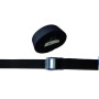 VIGOR CINGHIE SEMPLICI NERO CON MORSETTO MM. 25 MT. 5