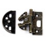 BRONZE ZAMAK FURNITURE HINGES ART. A0061 BLISTER OF PCS. 2