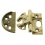 BRASS-PLATED ZAMAK FURNITURE HINGES ART. A0061 BLISTER OF PCS. 2