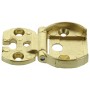 BRASS-PLATED ZAMAK FURNITURE HINGES ART. A0070 BLISTER OF PCS. 2