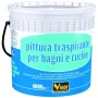VIGOR TRANSPARENT WALL PAINT FOR INTERIOR BATHROOMS AND KITCHEN WHITE LT. 4