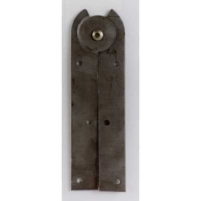 HEAVY IRON HINGES FOR PAINTED STEEL SHELLS Cm. 18 PCS. 2