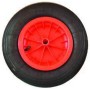 VIGOR WHEELS FOR WHEELBARROW PLASTIC RIM 100LT PNEUMATIC