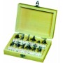 VIGOR SET SHAPED MILLS TUNGSTEN STEEL 12 PIECES