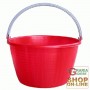 AGRICULTURAL RED ROUND BASKET FOLDING HANDLE LT. 16