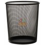 BLACK WASTE BASKET FOR OFFICE CM. 27X30 H