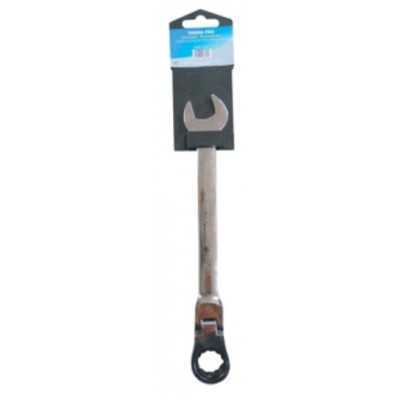 RATCHET WRENCH IN CHROME STEEL WITH ARTICULATED HEADS GR. 8