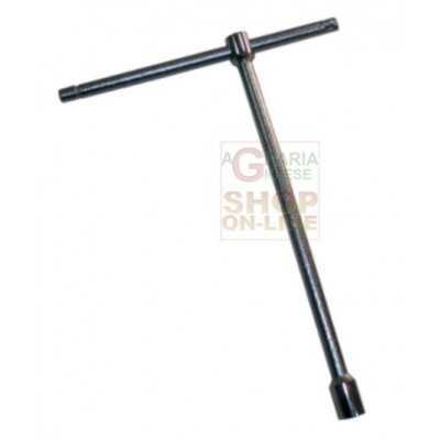 FIXED KEY T WITH CHROME EXECUZUINE AND REMOVABLE PIN MM. 13