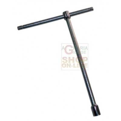 FIXED KEY T WITH CHROME EXECUZUINE AND REMOVABLE PIN MM. 17