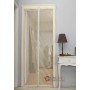 MOSQUITO NET WITH MAGNETIC STRIPES 2 WHITE BANDS CM. 140x245h. REDUCABLE