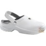 CLOG IN MICROFIBER WITH STRAP AND WITH STEEL TOE WHITE COLOR SIZE 36 47