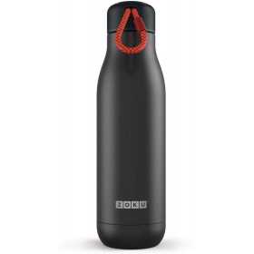ZOKU Stainless Steel Bottle L Large Black Thermal Bottle ml. 750