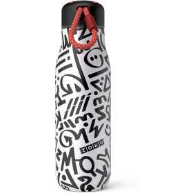 ZOKU Stainless Steel Bottle M Medium Modern calligraphy color