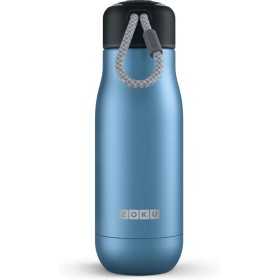 ZOKU Stainless Steel Bottle S Small thermal bottle of blue color ml. 350