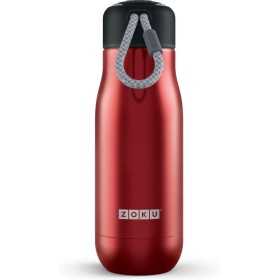 ZOKU Stainless Steel Bottle S Small Red Thermal Bottle ml. 350
