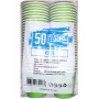 BICCHIERINI DI CARTA VERDI PER CAFFE' ML. 75 PZ. 50