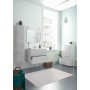 KIT MOBILE BAGNO ARUBA CON 2 CASSETTI cm. 80x45x57h. CEMENTO