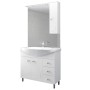 MOBILE BAGNO BIANCO EVA cm.105 COMPLETO