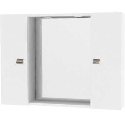 SPECCHIO DA BAGNO MODULO 198 CON 2 ANTE BIANCO