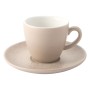 Tognana CONFEZIONE 6 TAZZE CAFFE' CON PIATTO Porcellana Beige