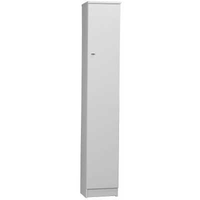 MOBILE BIANCO LACCATO CON 1 ANTA cm. 31x34x183h. 313TL