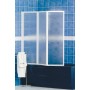 PARETE VASCA 3 ANTE CRILEX cm. 133x140h. BIANCA