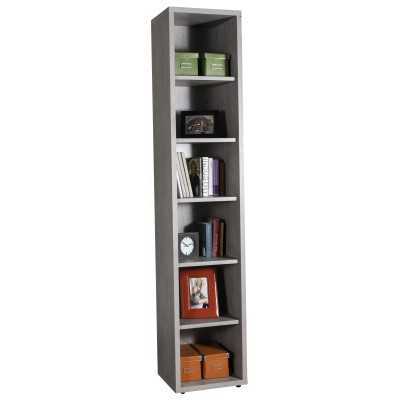 PRATICO LIBRERIA CEMENTO cm. 35,7x44x217h.