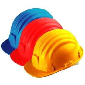 PROTECTIVE HELMET WITH ANTI-SWEAT BAND COLOR WHITE