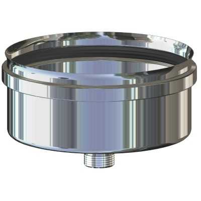 TAPPO SCARICO CONDENSA ACCIAIO INOX AISI 304 CM. 13