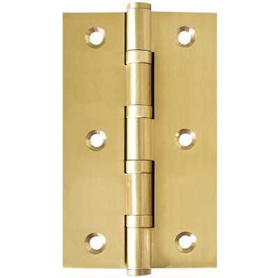 CERNIERE IN FERRO A LIBRO OTTONATE GIALLO POLL. 2,0 PZ. 2