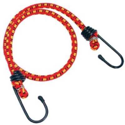 CORDA ELASTICA RINFORZATA CON GANCI PLASTICA 8X600 MM