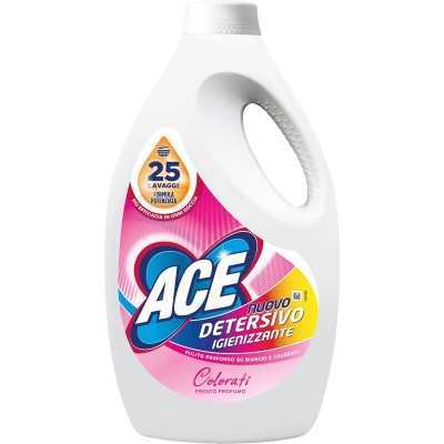 ACE DETERSIVO BUCATO LAVATRICE LIQUIDO IGIENIZZANTE COLORATI 25