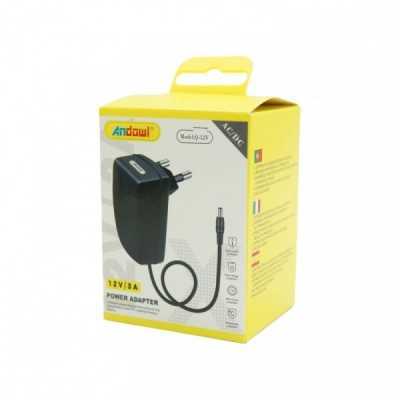 TRASFORMATORE UNIVERSALE DI CORRENTE STABILIZZATO AC/DC 12V 3A