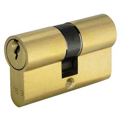 YALE CILINDRO SAGOMATO 210 OTTONE CON 3 CHIAVI CAMMA DIN MM 62