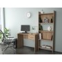 KIT LIBRERIA cm.48x22x181 colore rovere